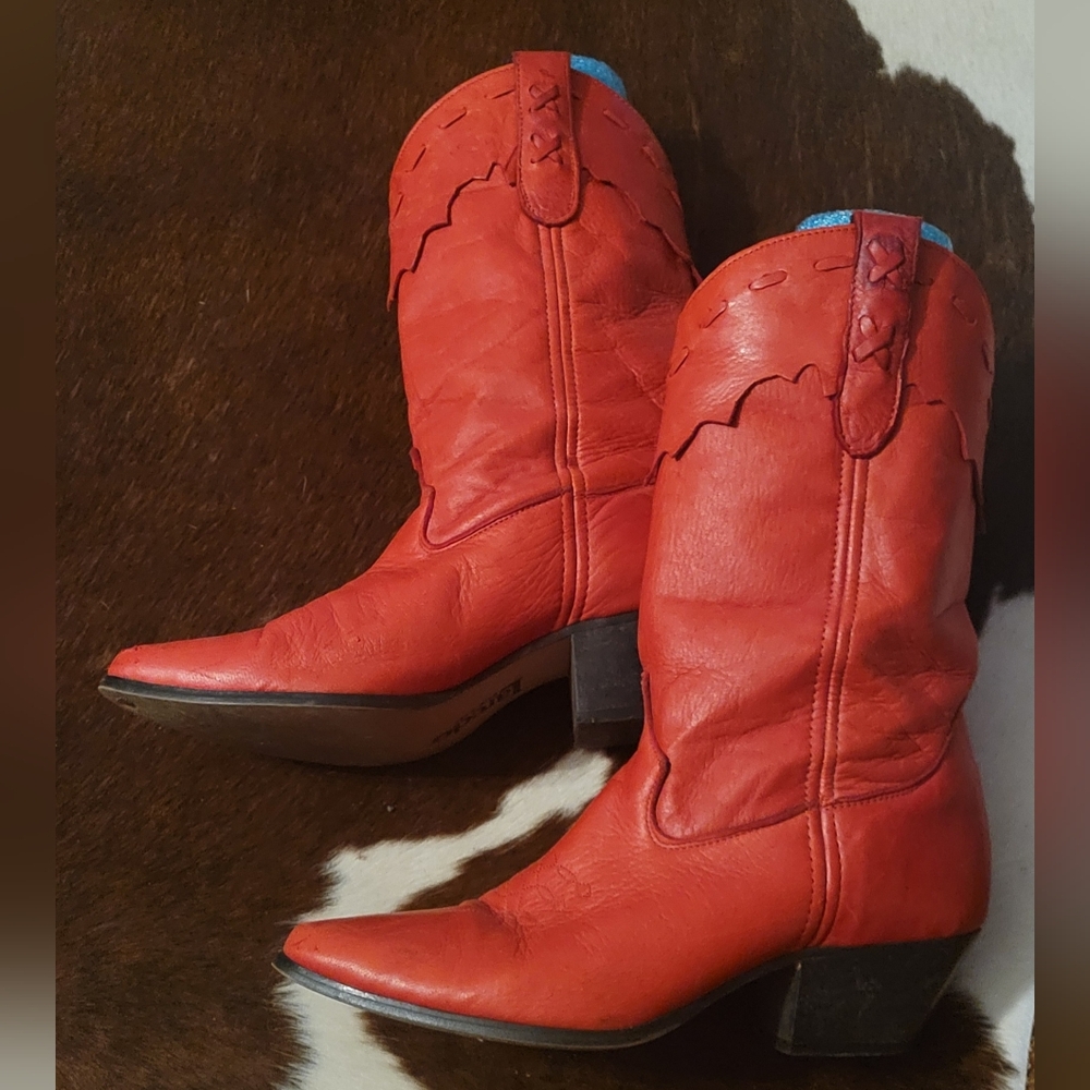 Vintage Laredo Red Western Boots